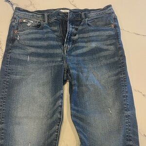 American Eagle Outfitters Straight Leg Jeans - Dark Blue